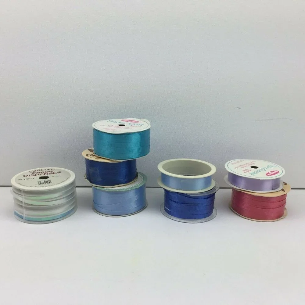 Curling Ribbon Craft Party Supplies Blue Purple Red Iridescent Gift Tie Bow